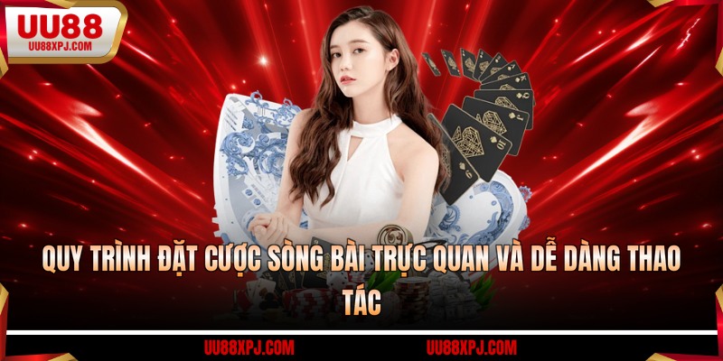 Quy trình đặt cược sòng bài trực quan và dễ dàng thao tác